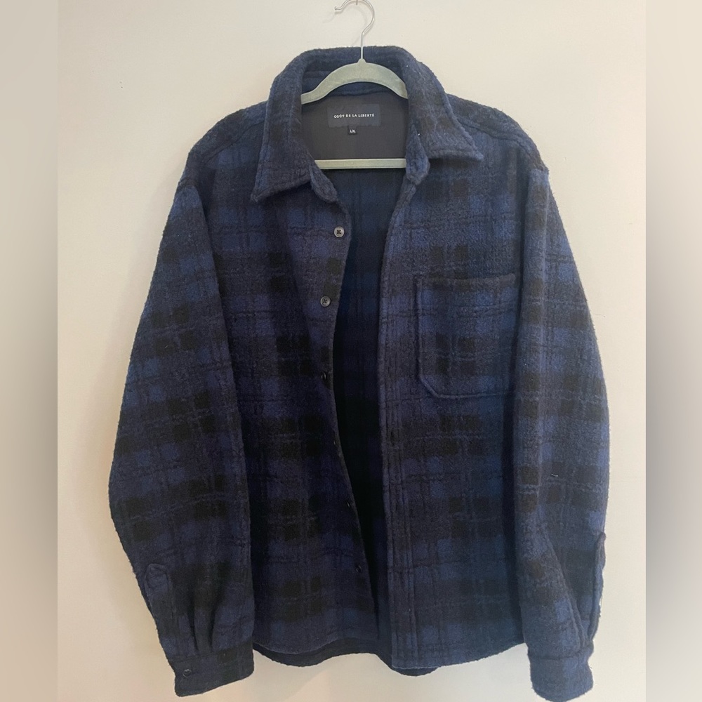 NWT Coût De La Liberté Men’s Tommy/Wool Oversized Shirt ($836 Retail)